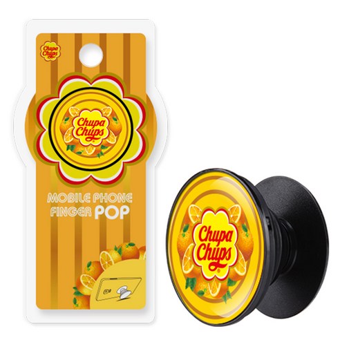 츄파춥스 스마트폰 핑거팝, ORANGE, 1개