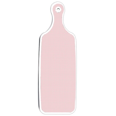 로엠디자인 양면 서빙 도마 보드 물고기패턴, 훈색체크, 1개
