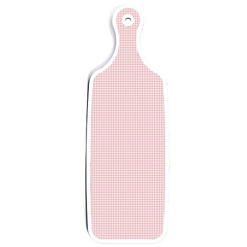로엠디자인 양면 서빙 도마 보드 소나무화이트보드, 훈색체크, 1개