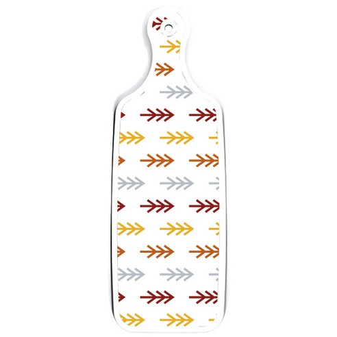 로엠디자인 양면 서빙도마 블루톤플라워, 소나무화이트, 1개