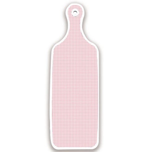 로엠디자인 양면 서빙도마 초코도넛, 훈색체크, 1개