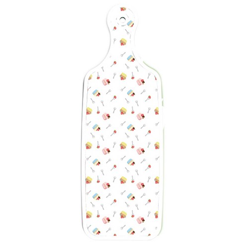 로엠디자인 양면 서빙 도마 보드 채소그린, 케익, 1개