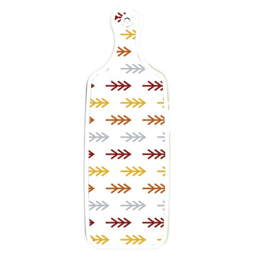 로엠디자인 양면 서빙 도마 보드 채소그린, 소나무화이트, 1개