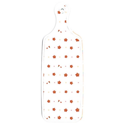로엠디자인 양면 디자인 서빙 도마 보드 토끼2, 장단색나팔꽃, 1개