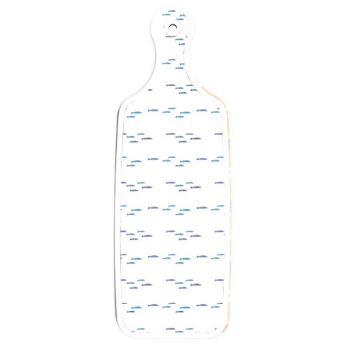 로엠디자인 양면 디자인 서빙 도마 보드 토끼2, 파스텔물고기떼, 1개