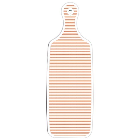 로엠디자인 양면 디자인 서빙 도마 보드 국화핑크분홍, 주홍라인, 1개