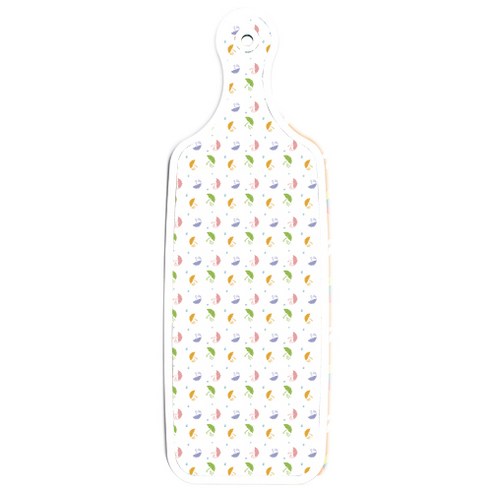 로엠디자인 양면 디자인 서빙 도마 보드 토끼2, 우산, 1개