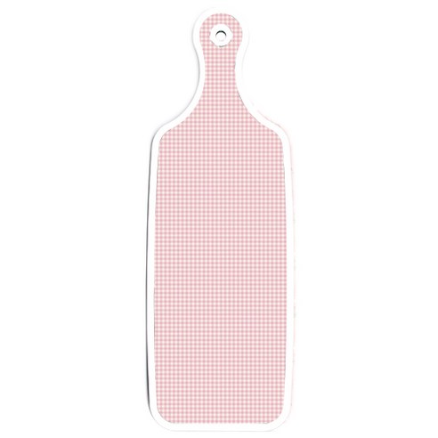 로엠디자인 양면 서빙도마 핑크로즈, 훈색체크, 1개