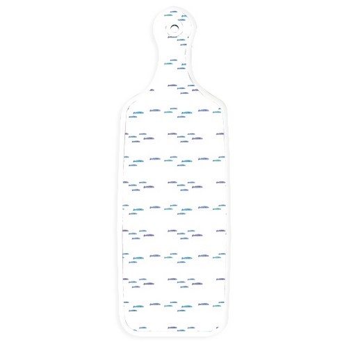 로엠디자인 양면 디자인 서빙 도마 보드 클래식플라워, 파스텔물고기떼, 1개