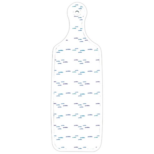 로엠디자인 양면 디자인 서빙도마 하드, 파스텔물고기떼, 1개