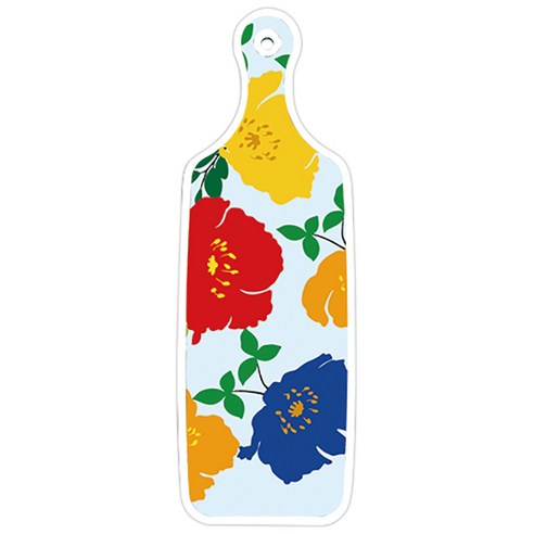 로엠디자인 양면 디자인 서빙도마 하드, 국화블루옥색, 1개