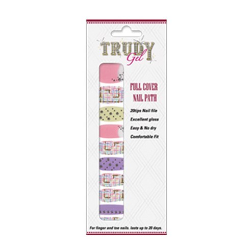굿드림 트루디 젤네일 스티커 20p + 버퍼, T-F05 크리스탈라인, 1세트