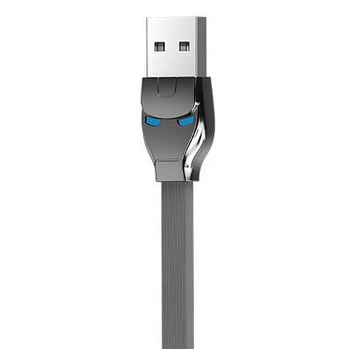 호코 U14 2in1 APPLE Lightning 8PIN Micro 5PIN 고속충전케이블, Gray, 1개
