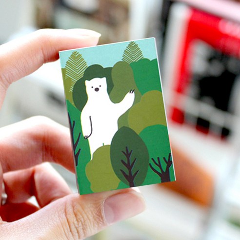 브리스크스타일 성냥, Little forest Bear, 40개