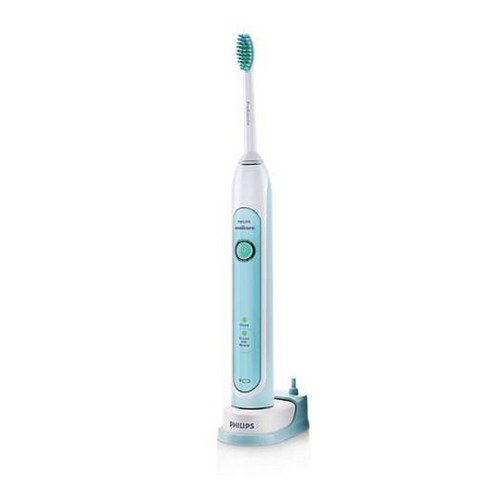 필립스 소닉케어 헬시화이트 전동칫솔, HX6711/02, 1개, 화이트 & 블루