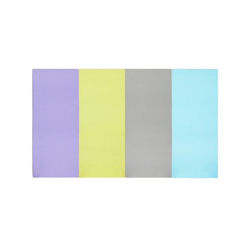 퍼니존 퍼니테라피 바이올렛 비비드 시리즈5 유아폴더매트, 바이올렛 + 피스타치오 + 그레이 + 스카이블루