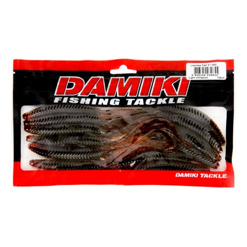 다미끼 리치 테일 루어 5인치 12p, 902 LIGHT CINNAMON, 7.5g