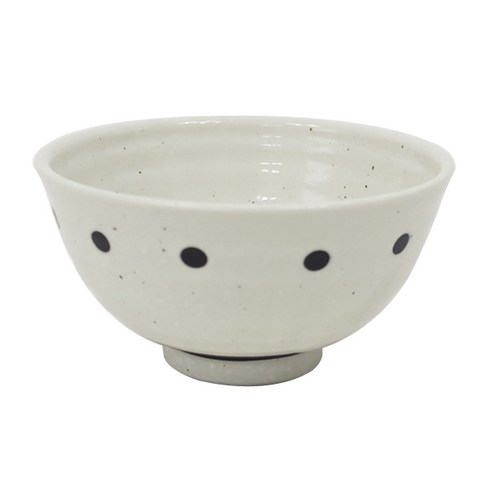 디어리빙 심플브라운 볼 12.5cm, 도트, 1개