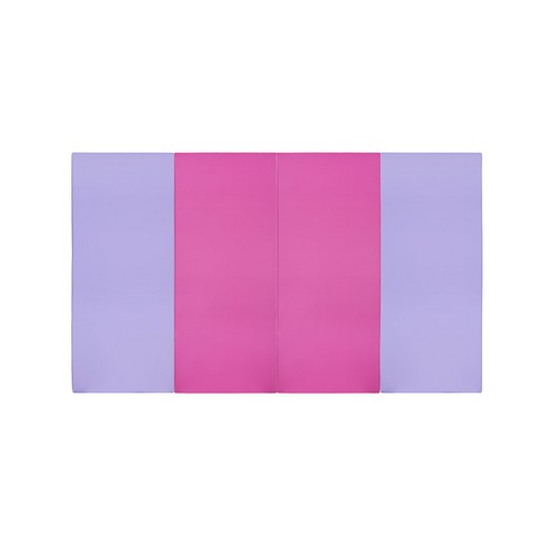 퍼니존 퍼니테라피 바이올렛 비비드시리즈6 유아폴더매트, 바이올렛 + 핫핑크