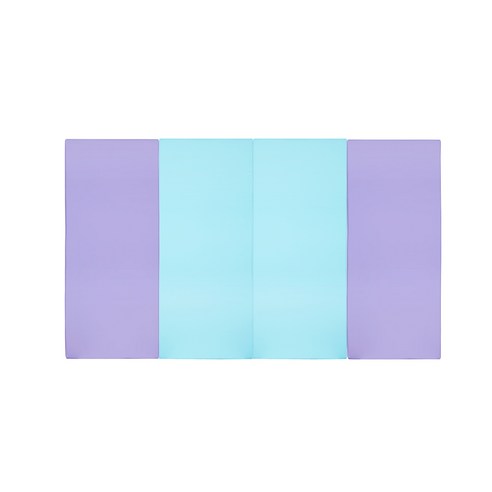 퍼니존 퍼니테라피 바이올렛 비비드시리즈6 유아폴더매트, 바이올렛 + 스카이블루