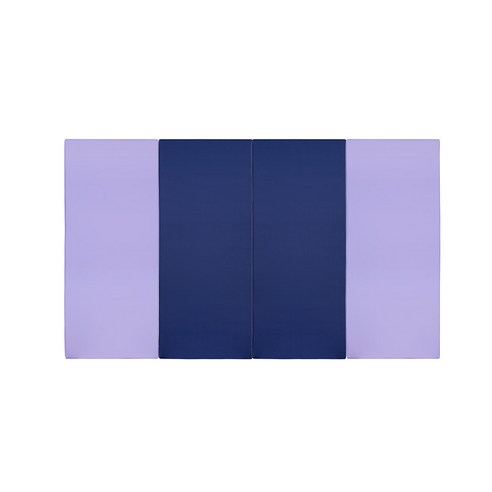 퍼니존 퍼니테라피 바이올렛비비드시리즈6 유아폴더매트, 바이올렛 + 블루