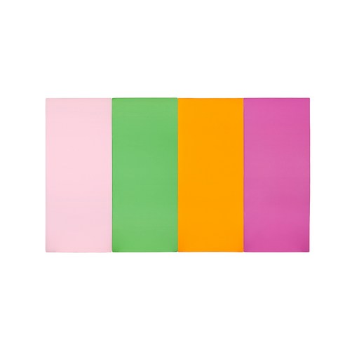 퍼니존 퍼니테라피 베이비핑크 비비드시리즈5 유아폴더매트, 베이비핑크 + 그린 + 오렌지 + 핫핑크