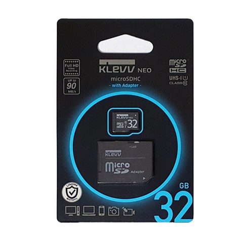 클레브 에센코어 클레브 MicroSD + SD아답터, 32GB, 1개