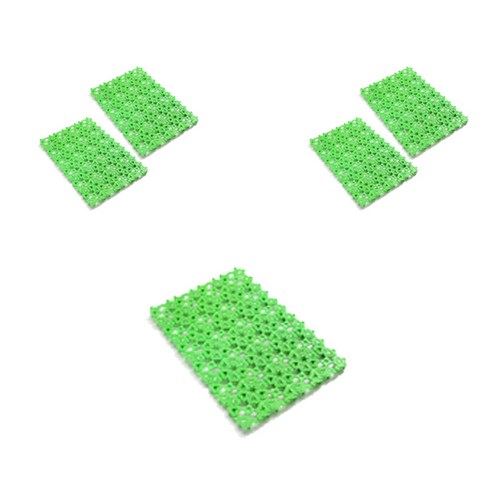 앤티스 주방용품 다용도 발매트 5p, 그린 하트
