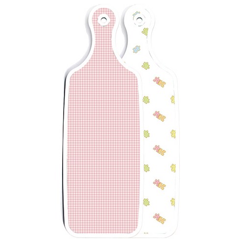 로엠디자인 양면 디자인 서빙 도마 보드 퍼즐, 훈색체크, 1개