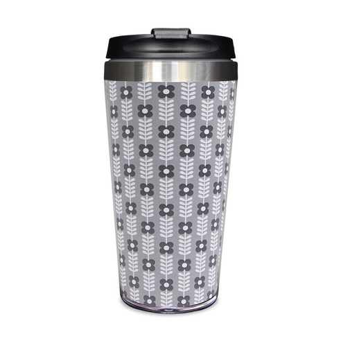 키친파이브 노르딕 스텐 텀블러, 플라워 그레이, 450ml, 1개