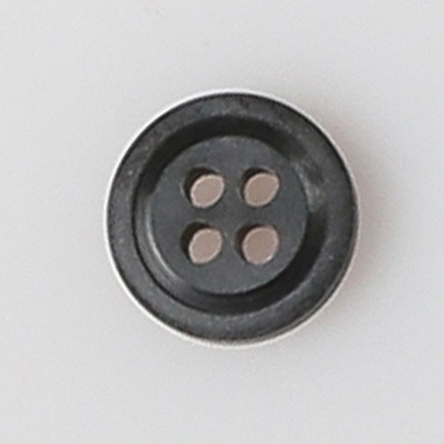 HR빅버튼 꽃기린 단추 10mm, 블랙, 5개입