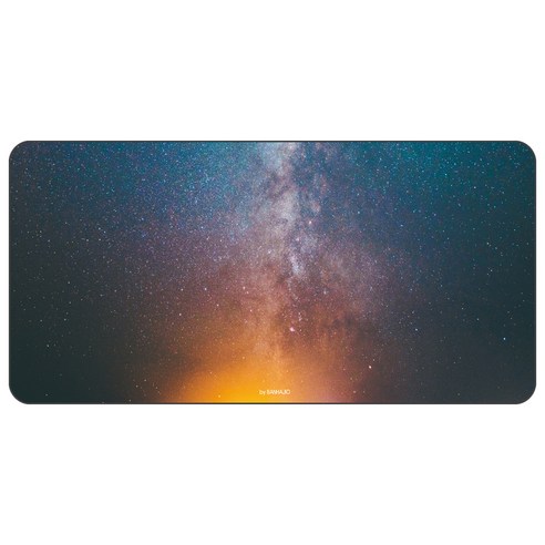 나노씨엔티 게이밍 디자인 데스크매트 120 x 60 cm, 은하수, 1개