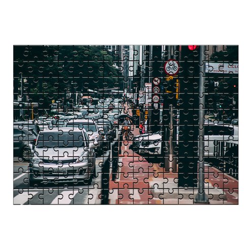 다모아 시험관 직소퍼즐, 150피스, 상파울루의도로