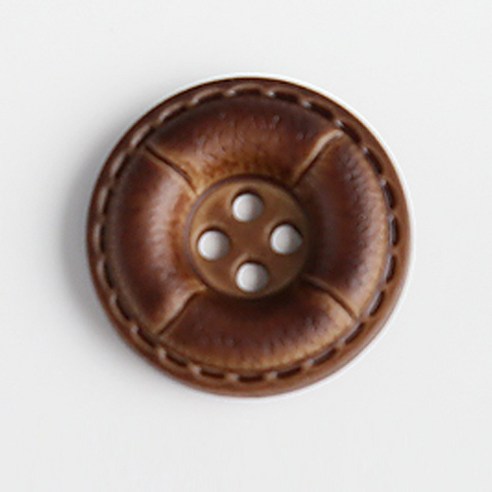HR빅버튼 뿔사열밤 단추 18mm, 6개입