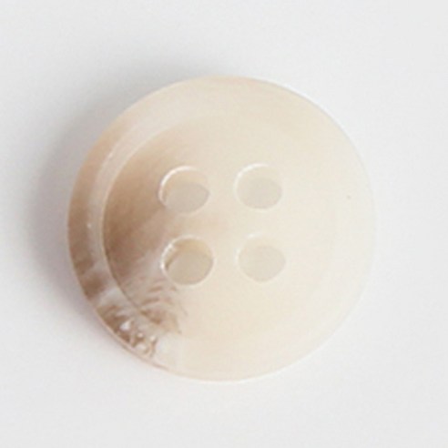 HR빅버튼 아이젠느 단추 11mm, 베이지, 4개입