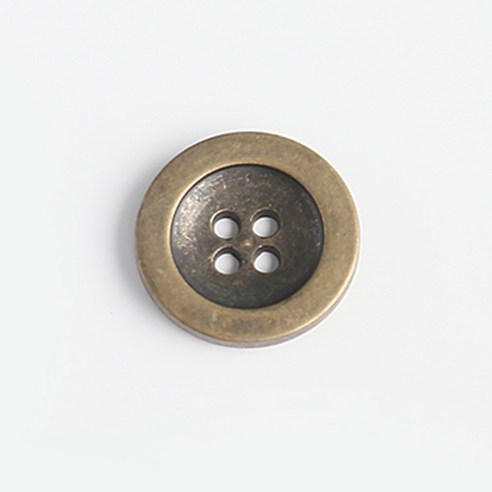 HR빅버튼 사각테 단추 25mm, 혼합 색상, 4개입