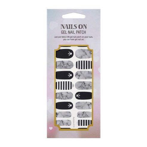 네일즈온 젤네일패치, nailson-010 블랙마블, 1개