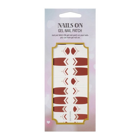 네일즈온 젤네일패치, nailson-003 트렌디레드, 1개