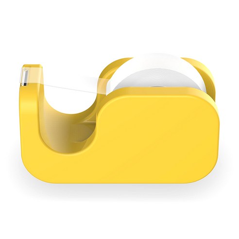 에이플럼 테이프 디스펜서, 옐로우, 1개