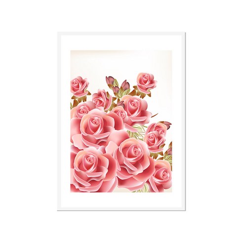 더윤 북유럽 캔버스액자 FLO0021, A3(297 x 420 mm)