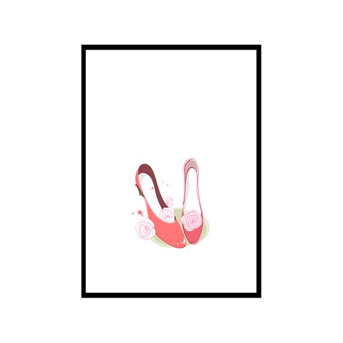 더윤 북유럽 캔버스액자 OBJ0013, 메탈블랙