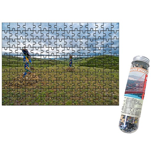 다모아 시험관 직소퍼즐, 150피스, 몽골의들판