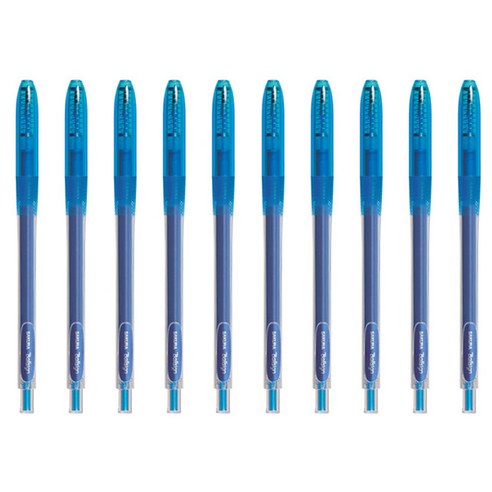제브라 볼사인 젤잉크펜 0.6mm, 536 메탈릭블루, 10개입