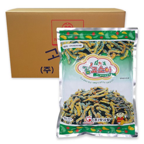 맛사랑 김고소아, 12개, 600g
