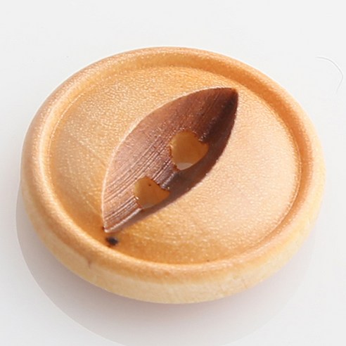 HR빅버튼 입술버닝 단추 21mm, 베이지, 8개입