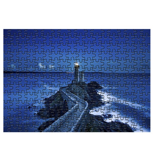 다모아 시험관 직소퍼즐 프랑스바다등대, 234피스, 혼합 색상