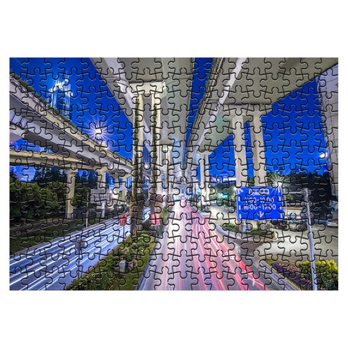 다모아 시험관 직소퍼즐, 234피스, 상하이다리밑야경