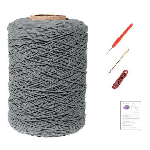 마마니트 동방면사 네트가방 DIY 세트, 331 그레이, 1세트