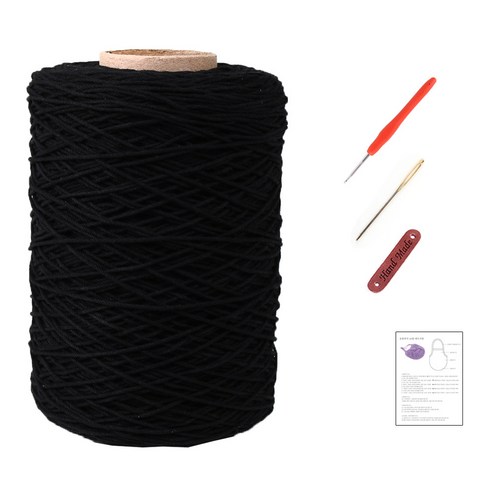 마마니트 동방면사 네트가방 DIY 세트, 314 블랙, 1개
