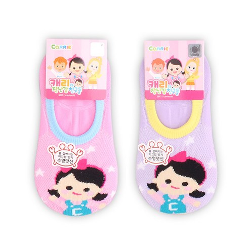 새실텍스피아 캐리와 장난감 친구들 아쿠아 덧신 2켤레